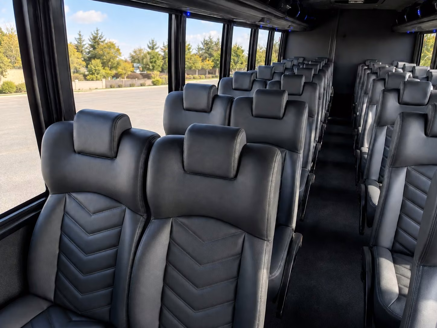 20 passenger minibus inside