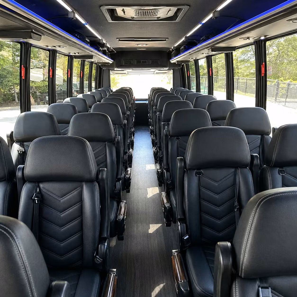 30 passenger minibus interior