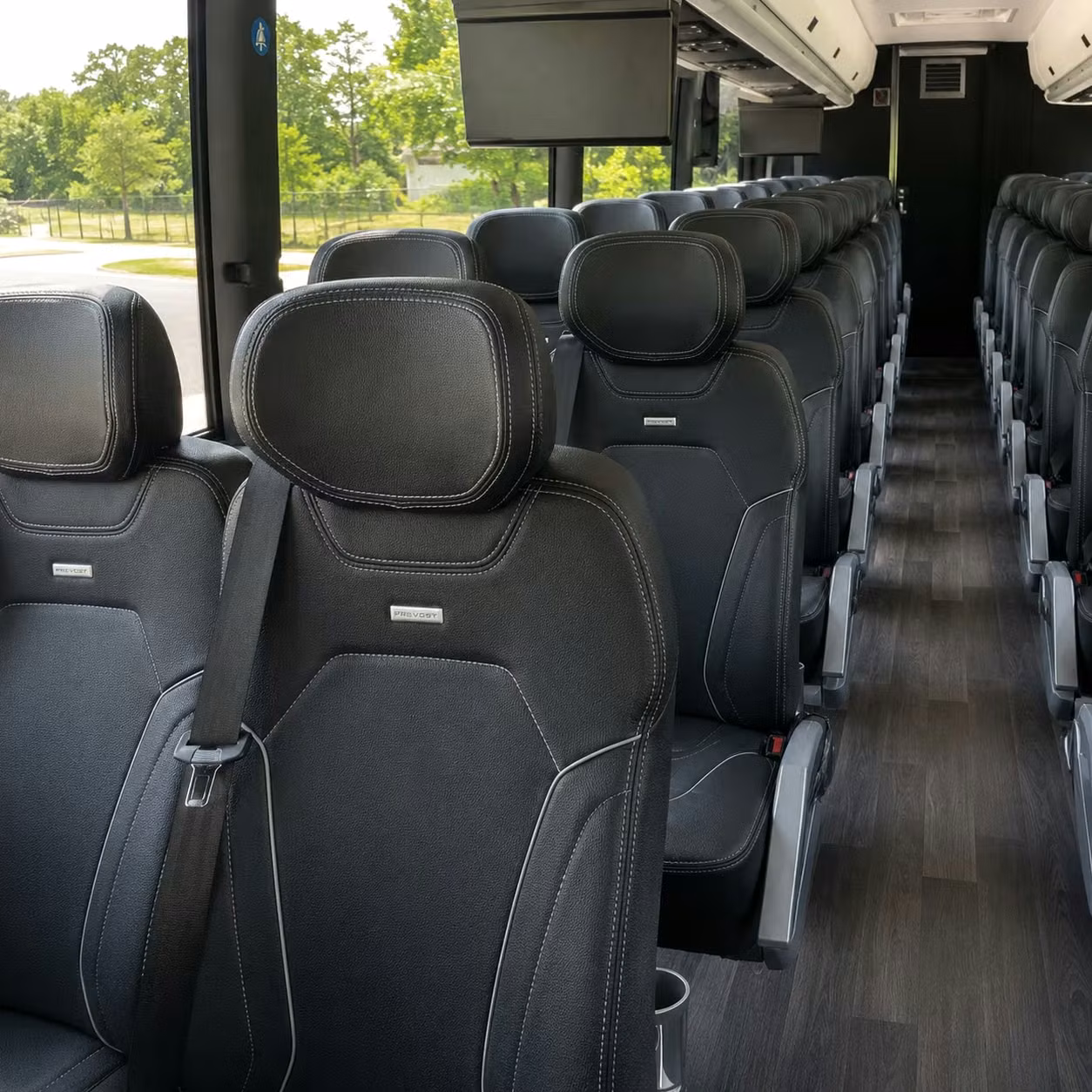 beaverton charter bus interior
