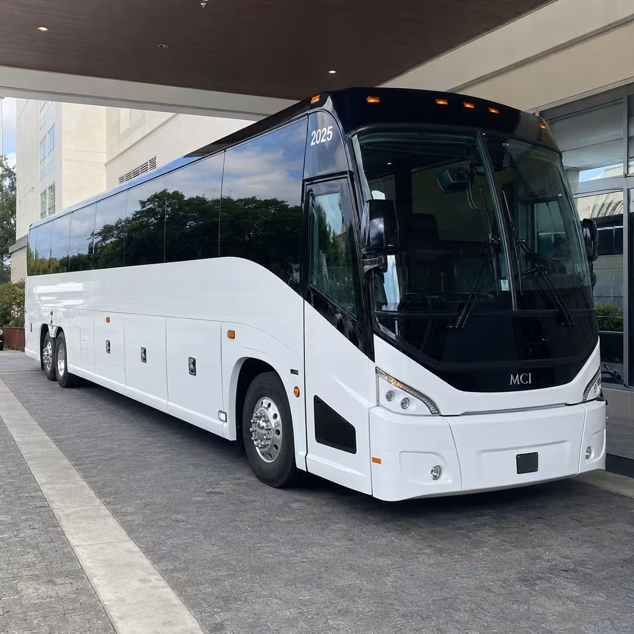 beaverton charter bus rental exterior