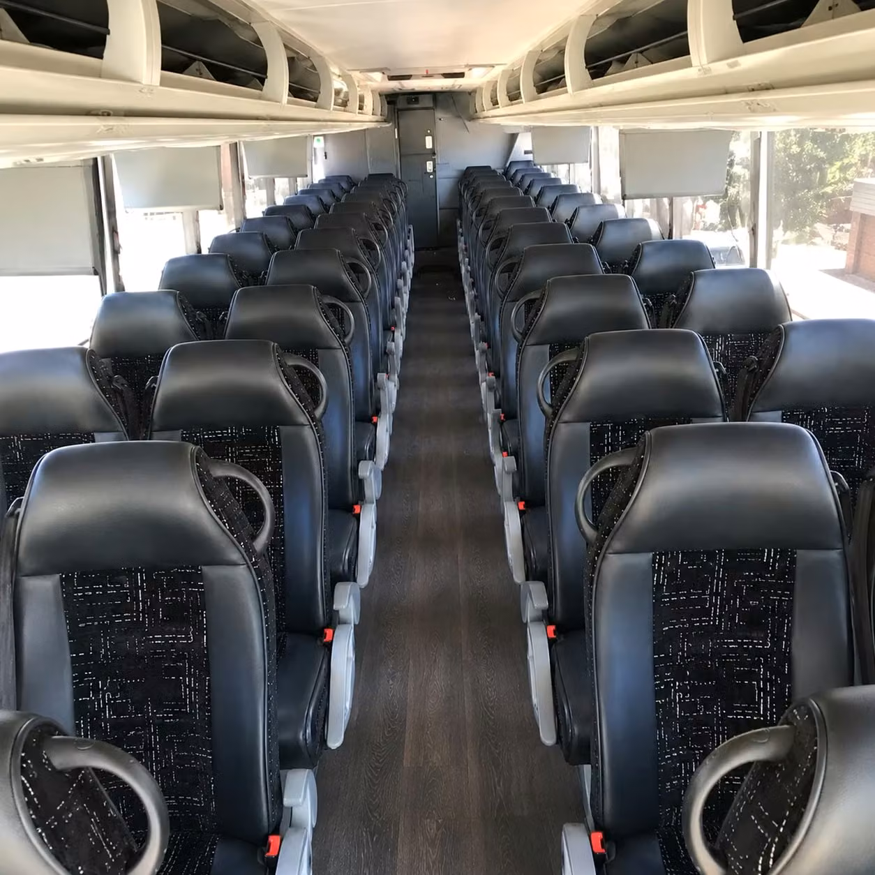 beaverton charter bus rental interior